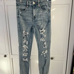 American Eagle high rise jeggings size 8